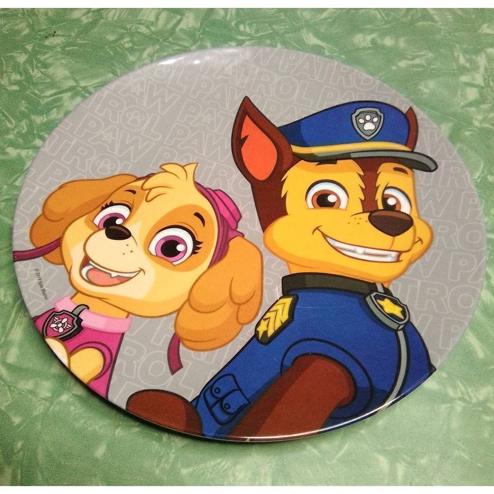 Paw Patrol Zak Designs Embossed 9" Plate.